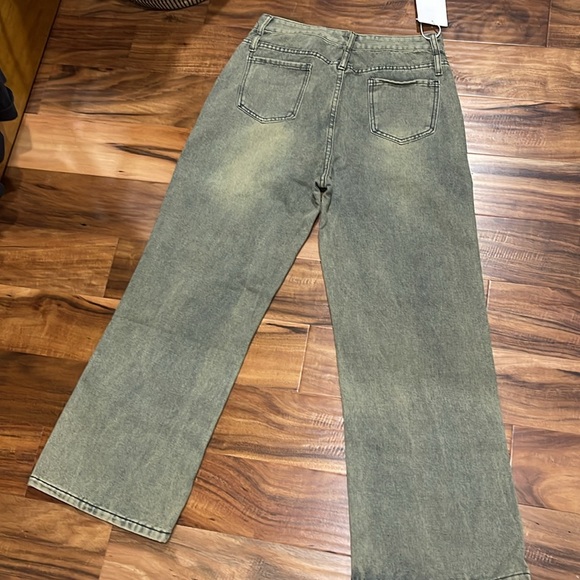 Jeans Stylish Wide-Leg Jeans size XL brand Yue Chen - Picture 7 of 8